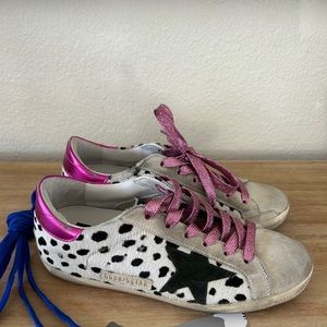 Golden Goose Spotted Super Star Shoes
